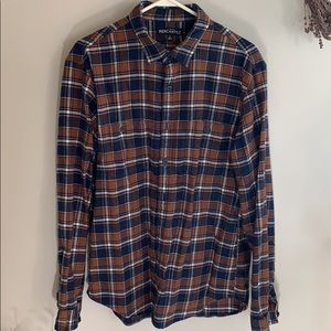 J. Crew Mercantile Slim Fit Plaid Flannel Shirt